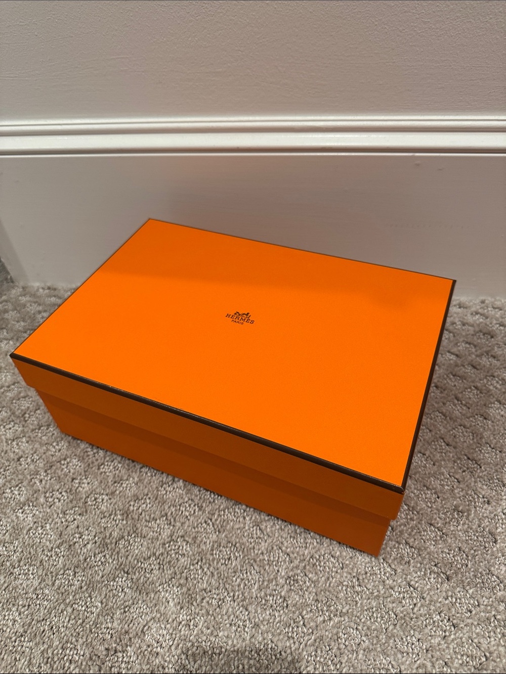 HERMES EMPTY SHOE BOX